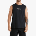 Rvca Mens Reverse Muscle Vest Black | Rvca