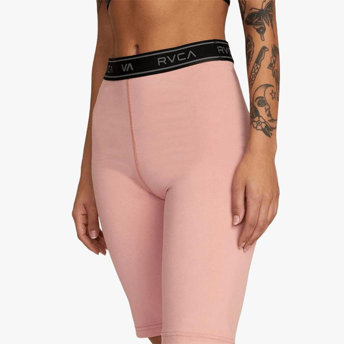 Rvca Womens Base Biker Shorts Rose | Rvca