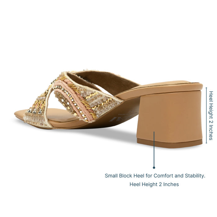 Sahara Cross Strap Heel
