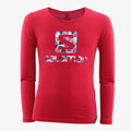 Salomon Girls Swazi Long Sleeve Tee Rio Red Salomon