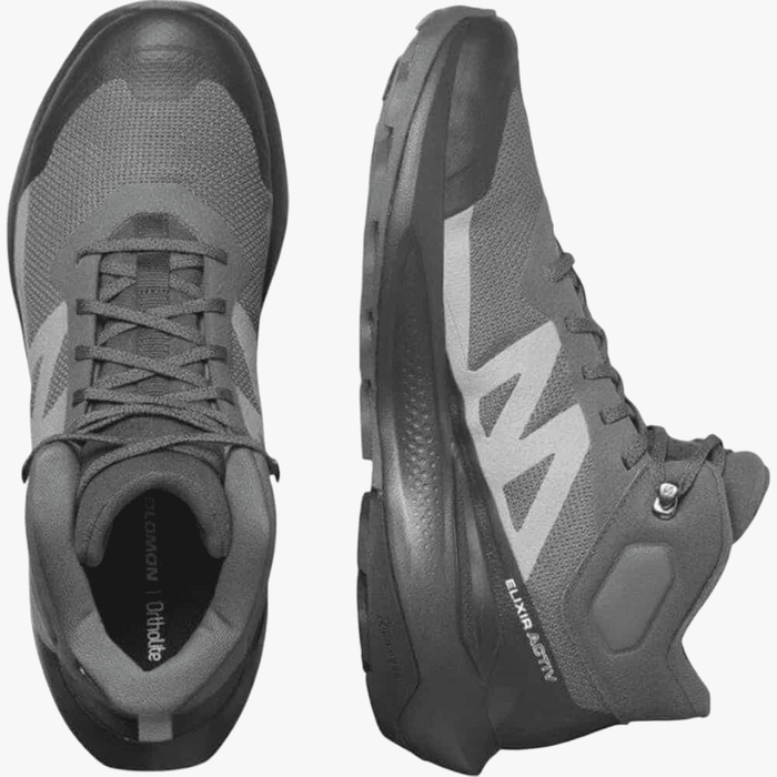 Salomon Mens Elixir Activ Mid Gtx Hiking Boot Magnet Phantom Sharkskin | Salomon