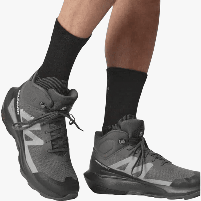 Salomon Mens Elixir Activ Mid Gtx Hiking Boot Magnet Phantom Sharkskin | Salomon