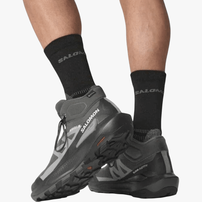 Salomon Mens Elixir Activ Mid Gtx Hiking Boot Magnet Phantom Sharkskin | Salomon