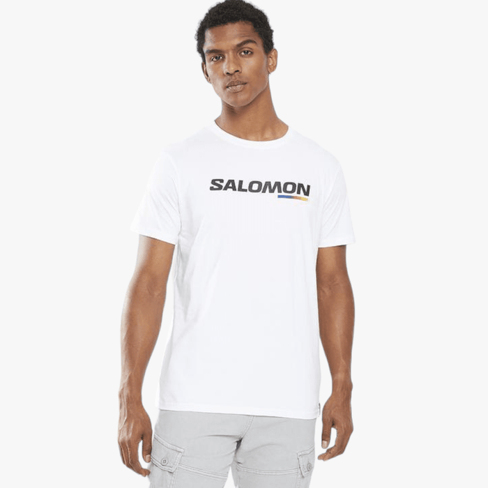 Salomon Mens Race Short Sleeve Tee White Salomon