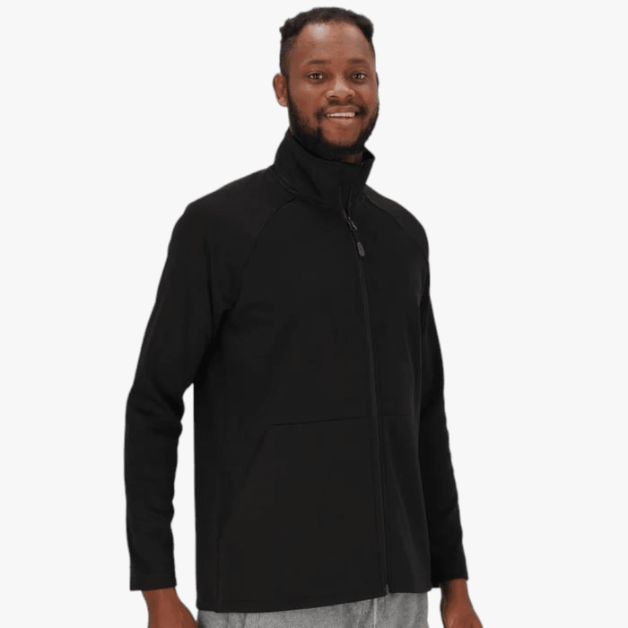 Salomon Mens Snowstorm Zip Thru Black Salomon