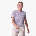 Salomon Womens Heart On Sleeve Short Sleeve Tee Grey Mel Salomon