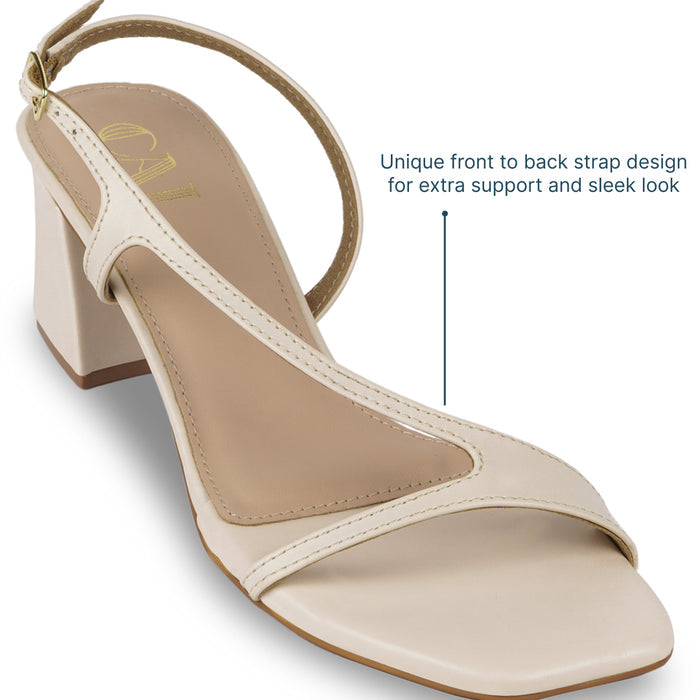Serene Cream Heels