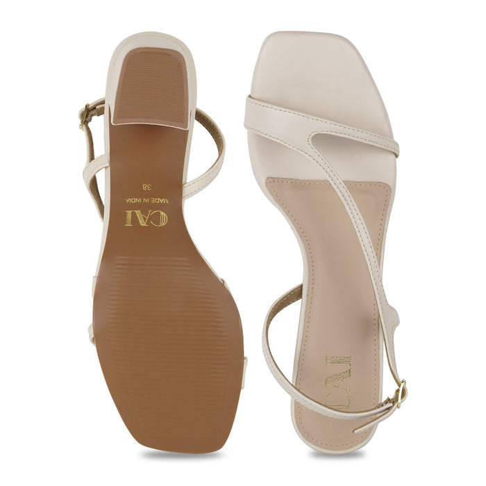 Serene Cream Heels