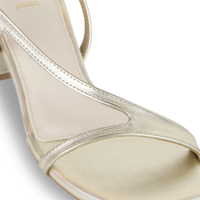 Serene Gold Heels