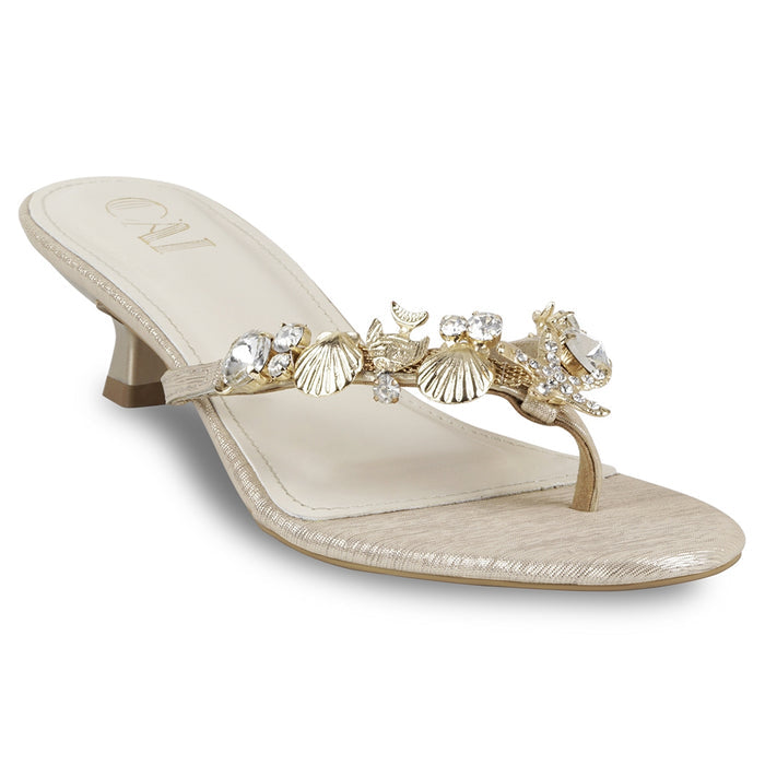 Shore Star Gold Heels