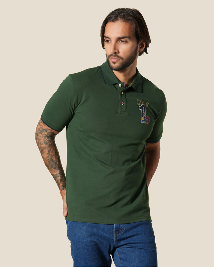 Short Sleeve Embroidered Polo Shirt