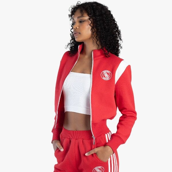 Sissy Boy Branded College Style Jacket Red Sissy Boy