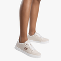 Sissyboy Womens Embossed Sneaker With Sb Hardwear Plate On Side Stone Sissy Boy