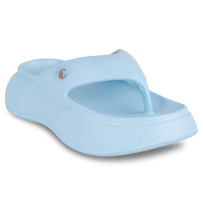 Slushie Blue Thong Slides