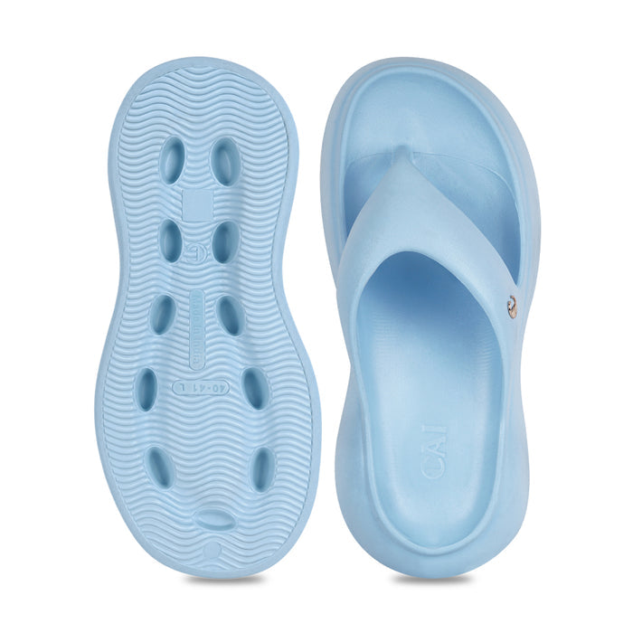 Slushie Blue Thong Slides