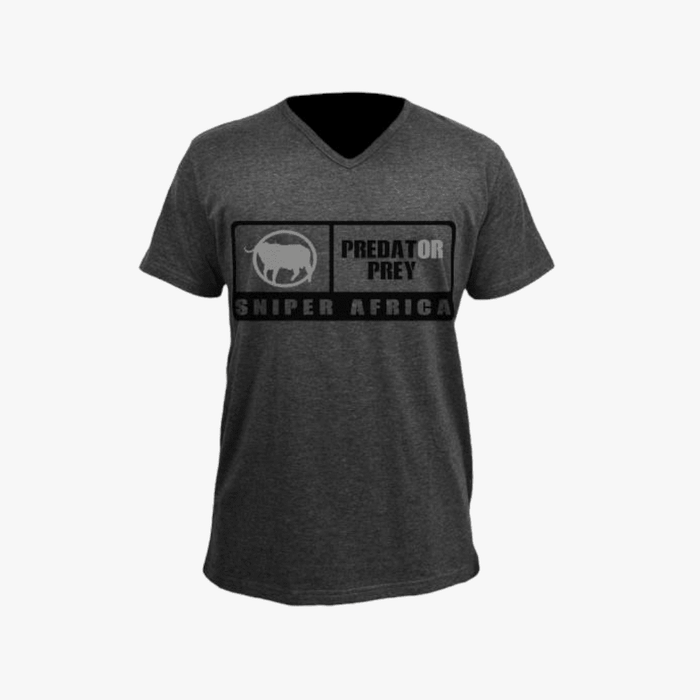 Sniper Men Predator Comfort Fit Short Sleeve Tee Black Sniper
