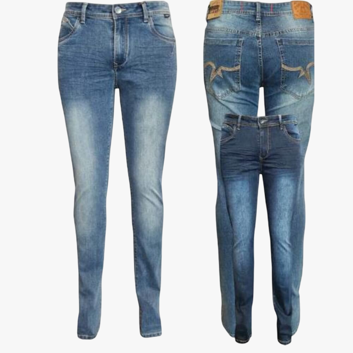 Soviet Mens #4 Goodman Fashion Skinny Jean Blue Black Soviet