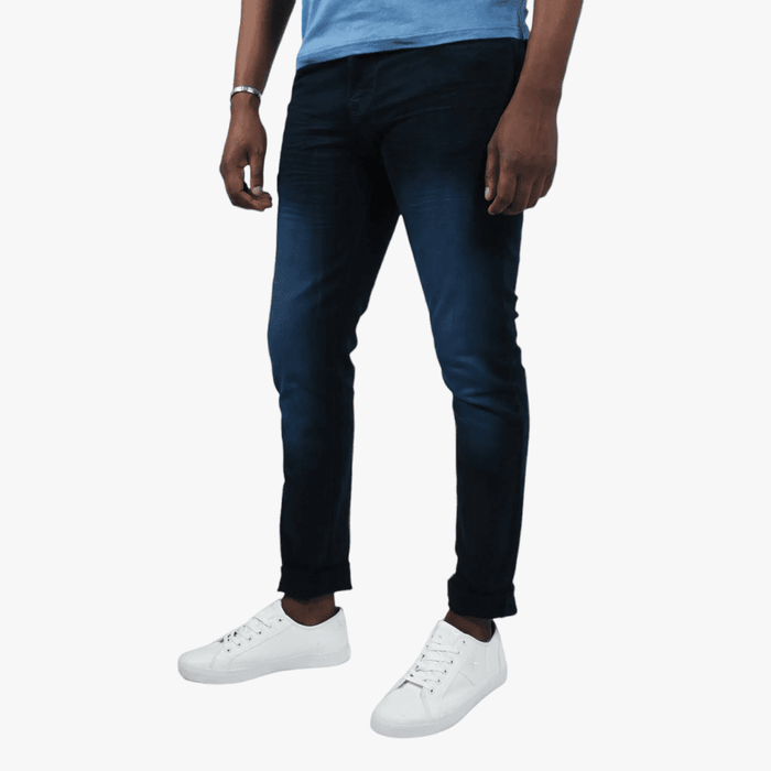 Soviet Mens Cygnet #4 Skinny Denim Blue Black | Soviet