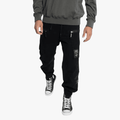 Soviet Mens Elasticated Cargo Pants Black | Soviet
