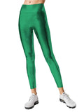 Spandex Leggings - Metallic Green