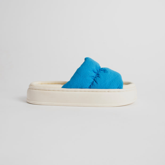 Spongy Blue Slip On