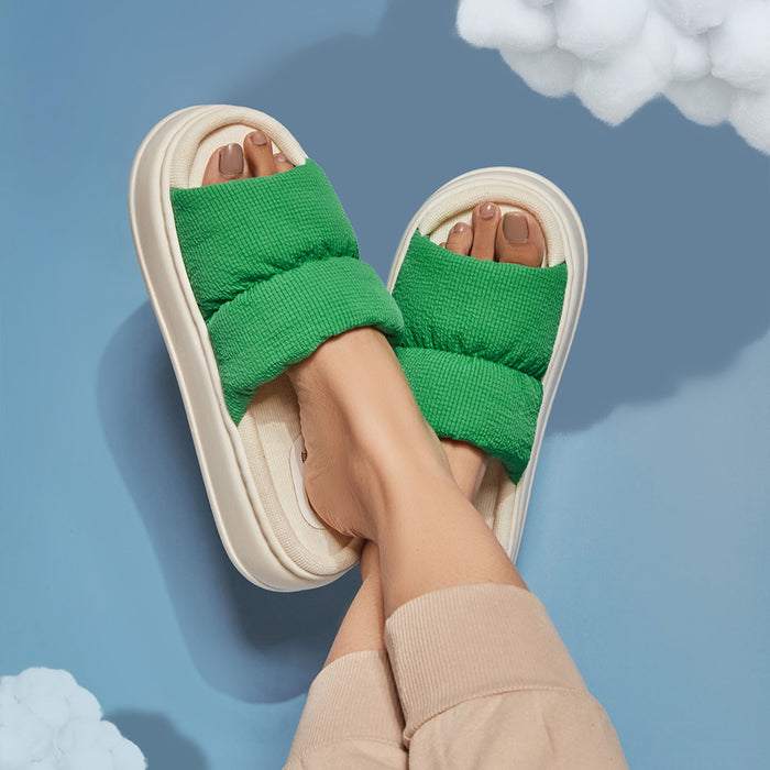 Spongy Green Slip On