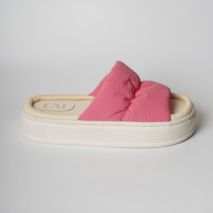 Spongy Pink Slip On