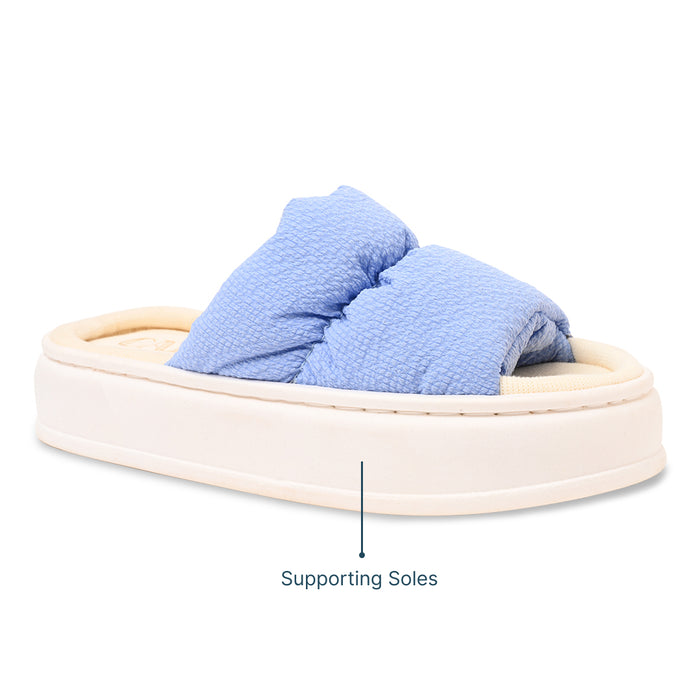 Spongy Sky Blue Slip On