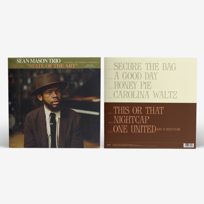 Sean Mason Trio - State of the Art vinyl record album, full cover artwork and tracklist