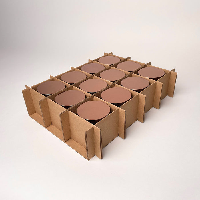 CandleScience Straight Sided Tumbler 12-Pack Shipping Box for shipping candles assembly 1