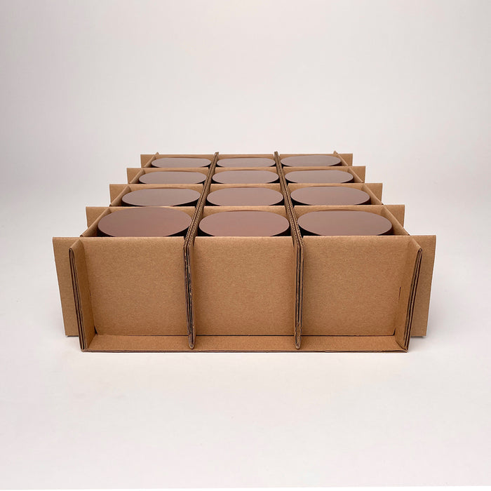 CandleScience Straight Sided Tumbler 12-Pack Shipping Box for shipping candles assembly 3