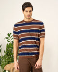 Striped Knit T-Shirt