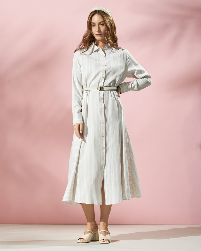 Striped Maxi Dess