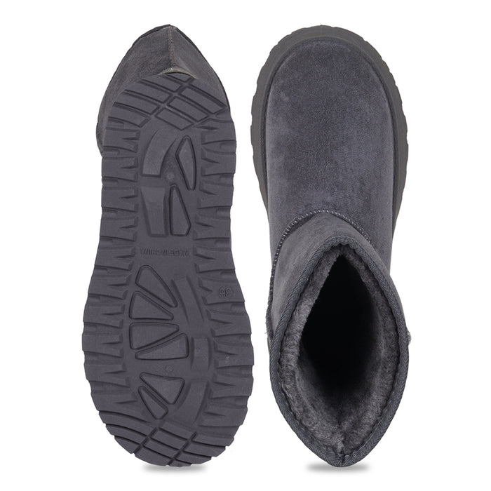 Suede Grey Boots