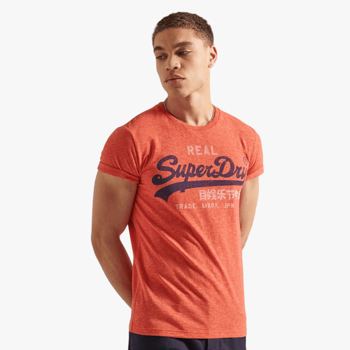 Superdry Mens Premium Good Short Sleeve Tee Granadine Superdry