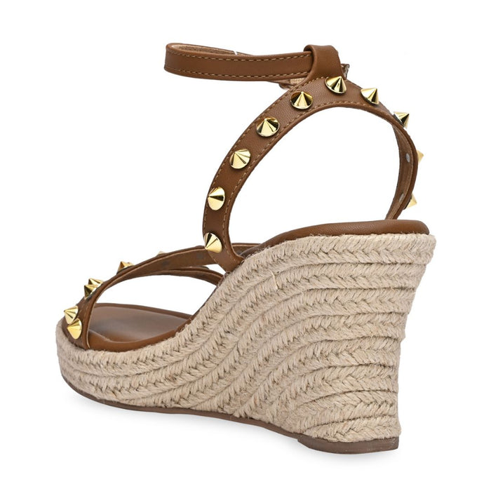 Tan Studded Wedges