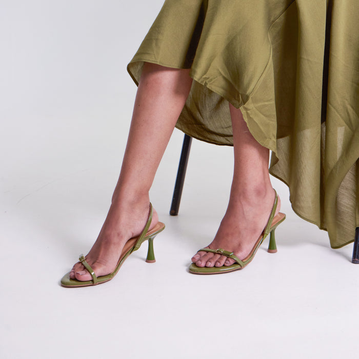 The Essence Olive Heels