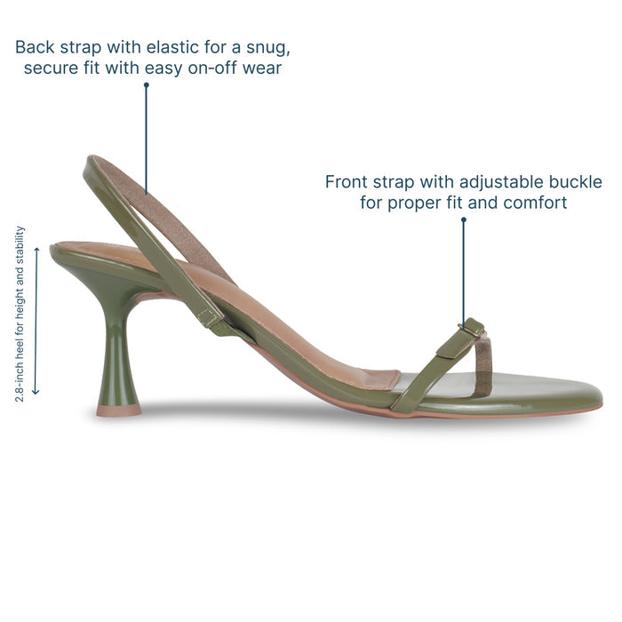 The Essence Olive Heels