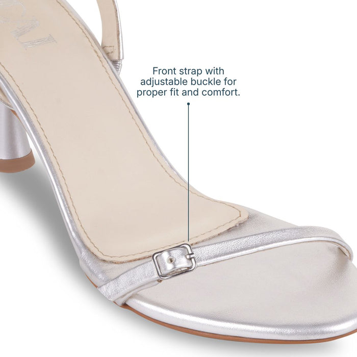 The Essence Silver Heels
