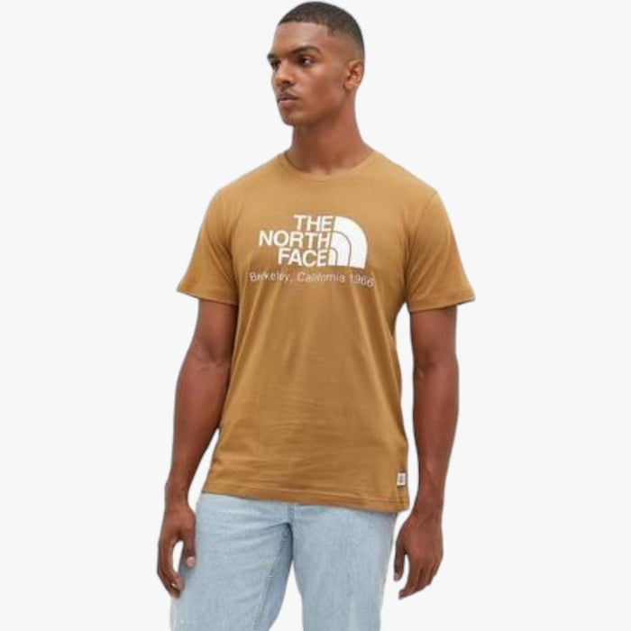 The North Face Mens Berkeley California Short Sleeve Tee Utility Brown The North Face