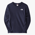 The North Face Mens Easy Long Sleeve Tee Summit Navy The North Face