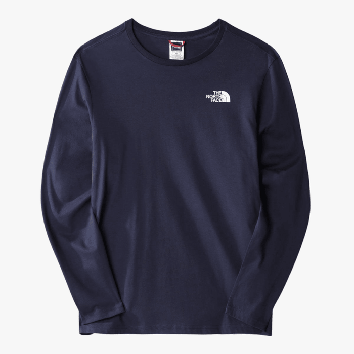 The North Face Mens Easy Long Sleeve Tee Summit Navy The North Face
