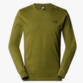 The North Face Mens Easy Long Sleeve Tee Tnf Forest Olive The North Face