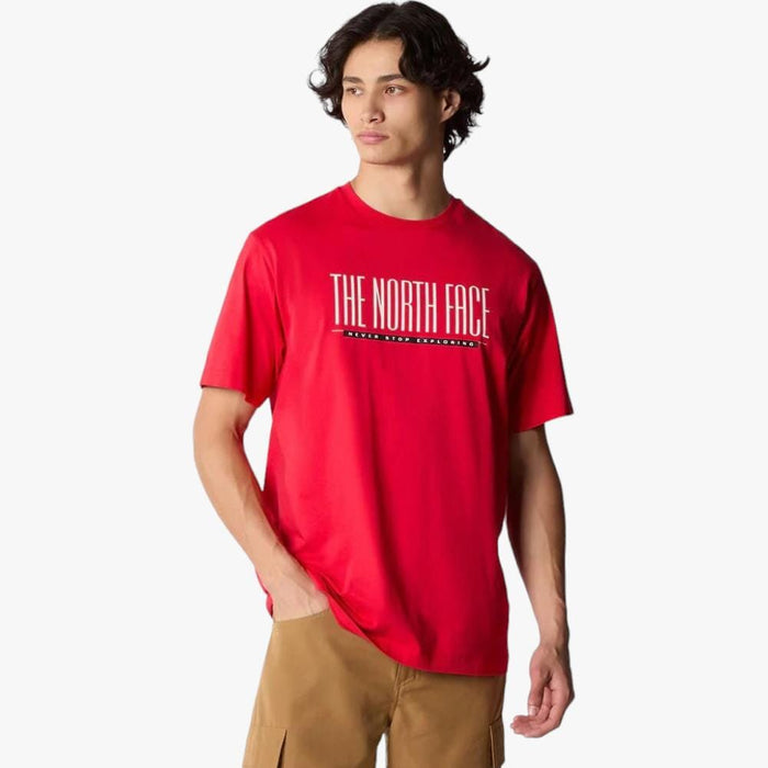 The North Face Mens Est 1966 Short Sleeve Tee Red The North Face