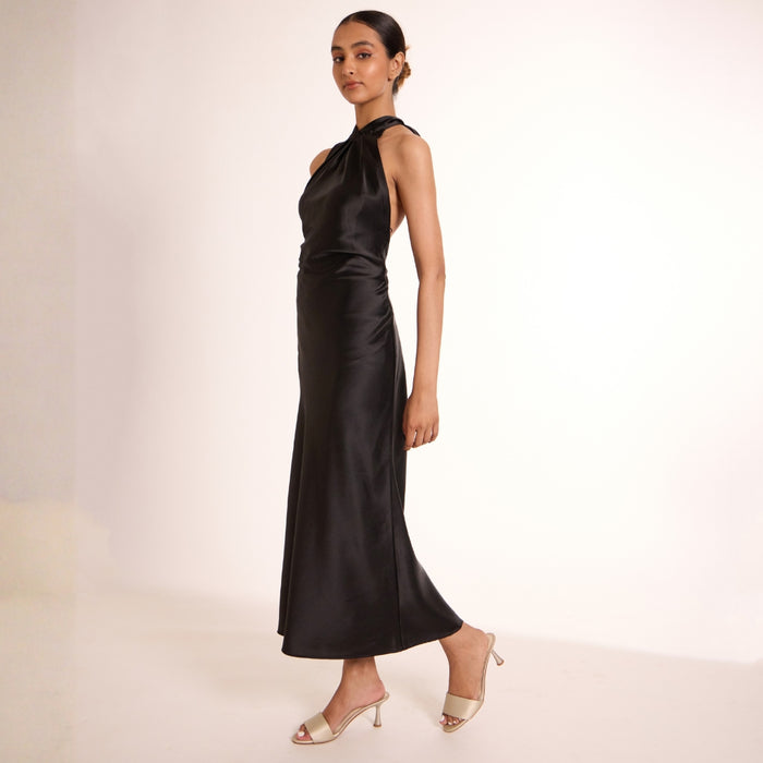 The Silken Light Gold Heels