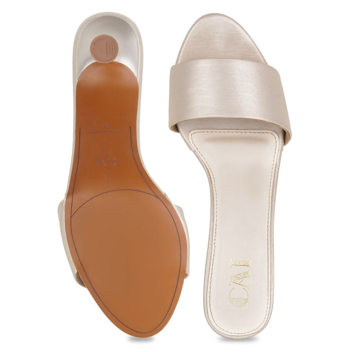 The Silken Light Gold Heels