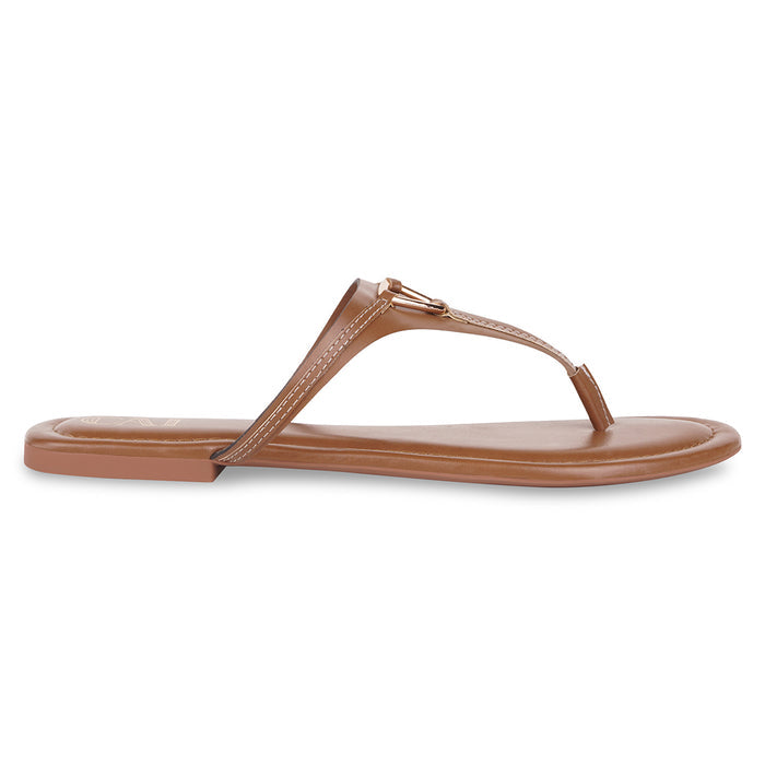 Tiny Tri Tan Flats