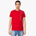 Tommy Hilfiger Mens Off Placement Tee Red | Tommy Hilfiger