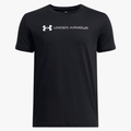 Under Armour Boys Logo Wordmark Short Sleeve Tee 001 Black | Under Armour
