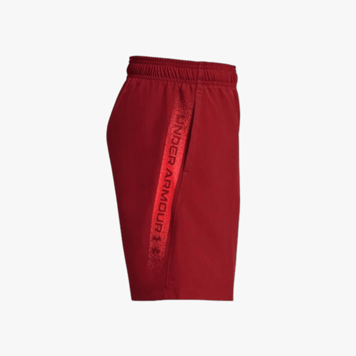 Under Armour Boys Woven Graphic Shorts 610 Red Under Armour